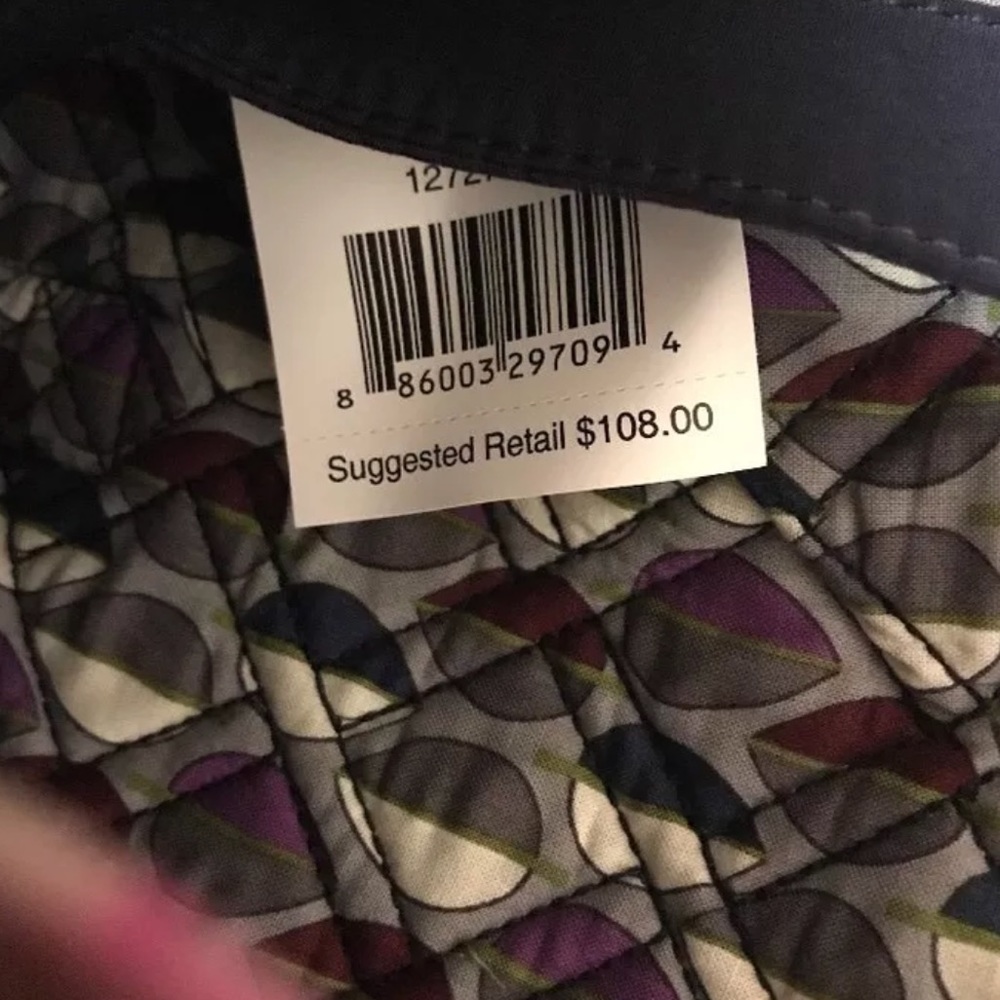 Vera Bradley Large Duffel Travel Bag Microfiber - Picture 5 of 7